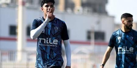محمد السيد يخوض تدريبات تأهيلية خاصة قبل بداية مباراة الزمالك ومودرن سبورت