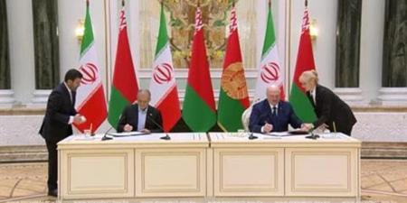 بيلاروسيا وإيران توقعان بيانًا لتطوير العلاقات بعمق