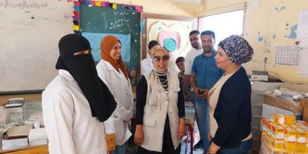 قافلة حياة كريمة الطبية تعالج أهالي البياضية بالإسماعيلية