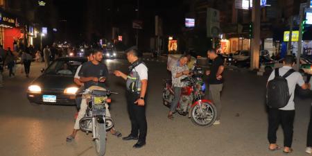 حملة أمنية مكبرة بدائرة قسم أول بالفيوم لضبط الخارجين عن القانون وإحكام السيطرة الأمنية