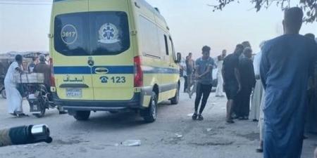 مصرع أب وإصابة نجله في حادث تصادم سيارة مع تروسيكل بالمنوفية