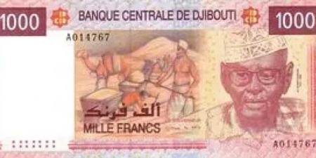 أسعار الفرنك الجيبوتي مقابل الجنيه المصري بداية تعاملات اليوم الأحد 24 - 8- 2025