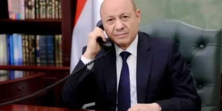 الرئيس العليمي يتابع مع المحافظ لملس أضرار السيول في عدن