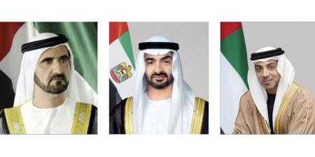 رئيس الدولة ونائباه يهنئون رئيس الأوروغواي بذكرى استقلال بلاده
