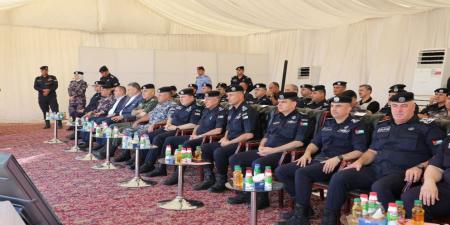 مدير الأمن العام يتابع اليوم التدريبي "عين الصقر"