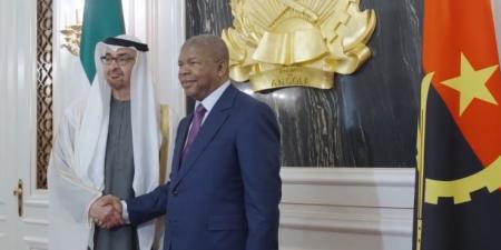 رئيس الدولة ورئيس أنغولا يشهدان تبادل اتفاقية الشراكة الاقتصادية الشاملة وإعلان عدد من مذكرات التفاهم والاتفاقيات بين البلدين