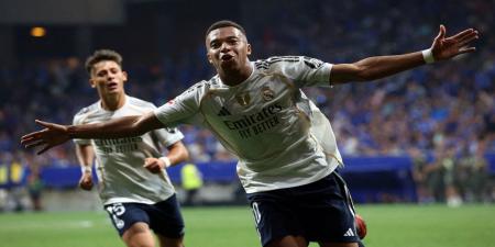 ريال مدريد يقسو على أوبييدو بفضل أهداف مبابي وفينيسيوس