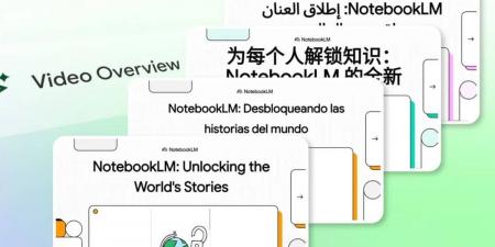جوجل تتيح إنشاء الملخصات المرئية في NotebookLM باللغة العربية
