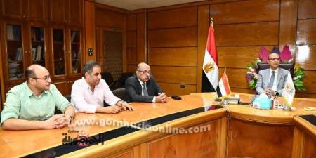 زين والمنشاوى يبحثان تعزيز التعاون بين الجامعة ومديرية الصحة