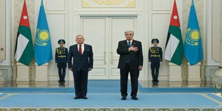الملك يؤكد حرص الأردن والتزامه بتعزيز التعاون مع كازاخستان