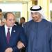 الرئيس السيسي يستقبل الشيخ محمد بن زايد بمطار العلمين