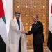 الرئيس السيسي يستقبل الشيخ محمد بن زايد رئيس الإمارات بالعلمين