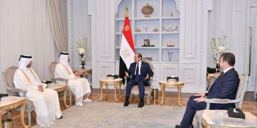 غداة مقترح مصر لوقف الحرب.. السيسي ورئيس وزراء قطر يرفضان احتلال غزة