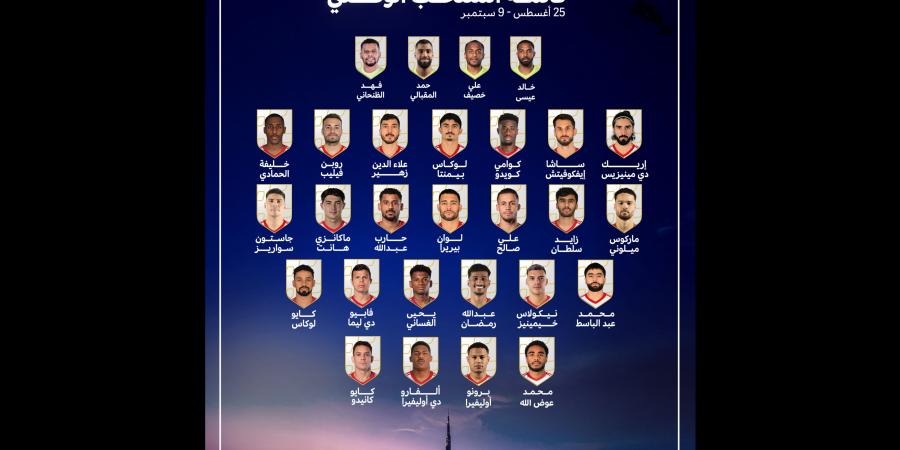الإعلان عن قائمة المنتخب الإماراتي الجديدة.. وضم محترف الدوري البولندي