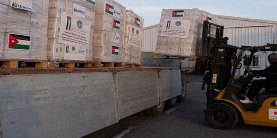 الأردن جاهز لإرسال المئات من شاحنات المساعدات الإغاثية إلى القطاع