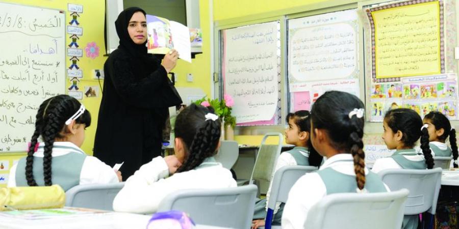 حصة لغة عربية يومياً لطلبة رياض الأطفال في أبوظبي
