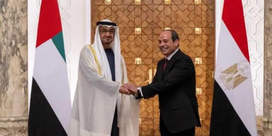 الرئيس السيسي يستقبل الشيخ محمد بن زايد رئيس الإمارات بالعلمين